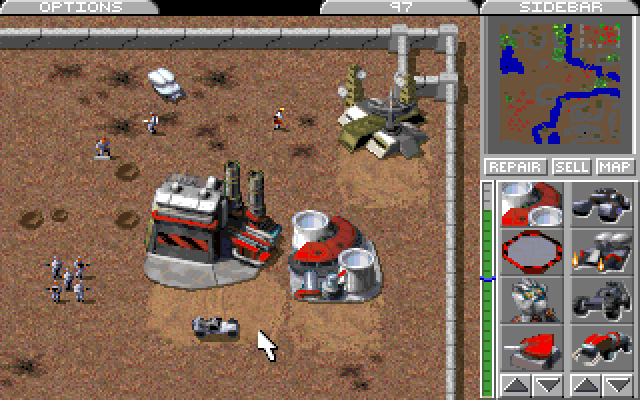 A battlefield clash between Nod and GDI forces