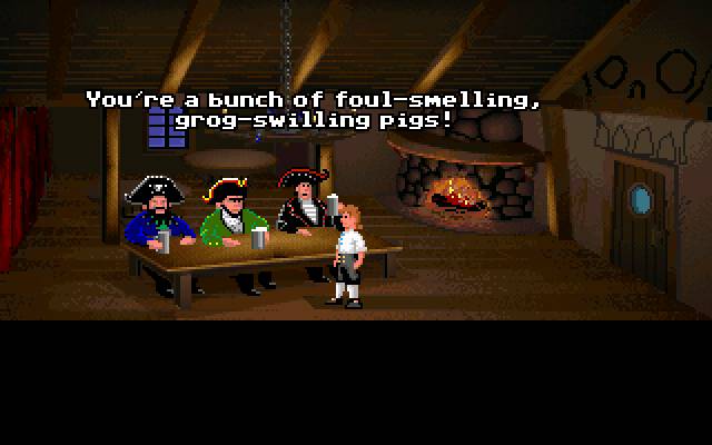 Exploring Monkey Island screens with SCUMM verbs